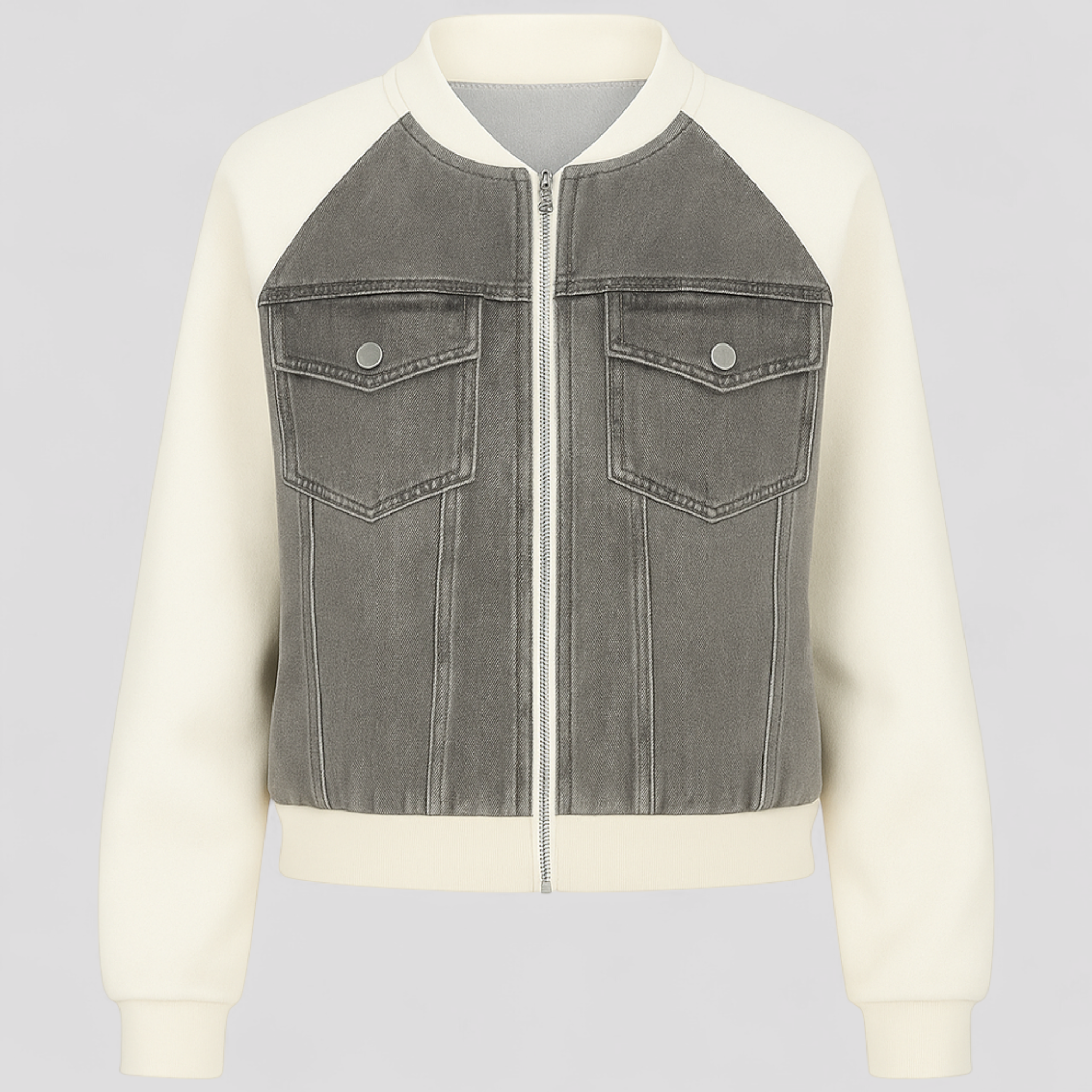 Damen Vielseitige Denimjacke in Verschiedenen Farben 5