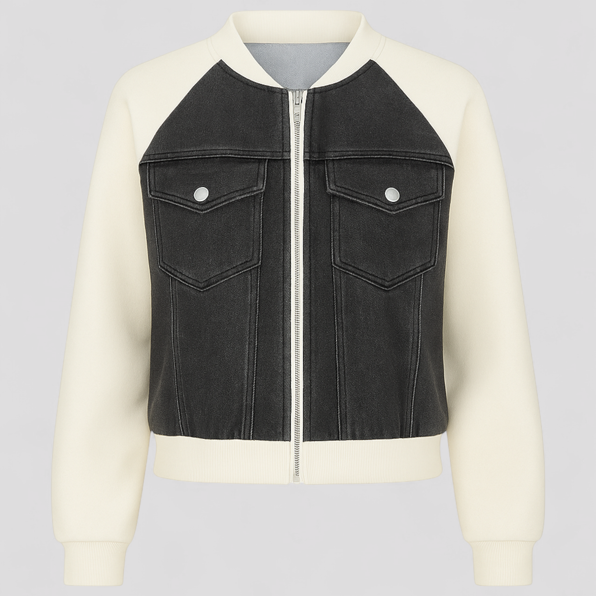 Damen Vielseitige Denimjacke in Verschiedenen Farben 2