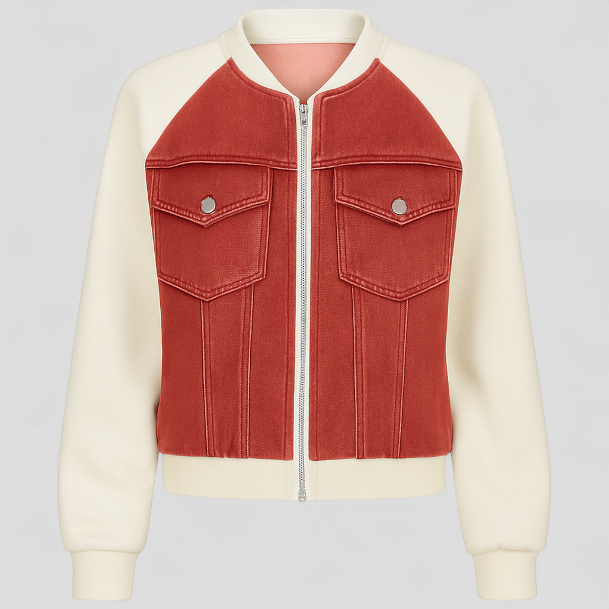 Damen Vielseitige Denimjacke in Verschiedenen Farben 3