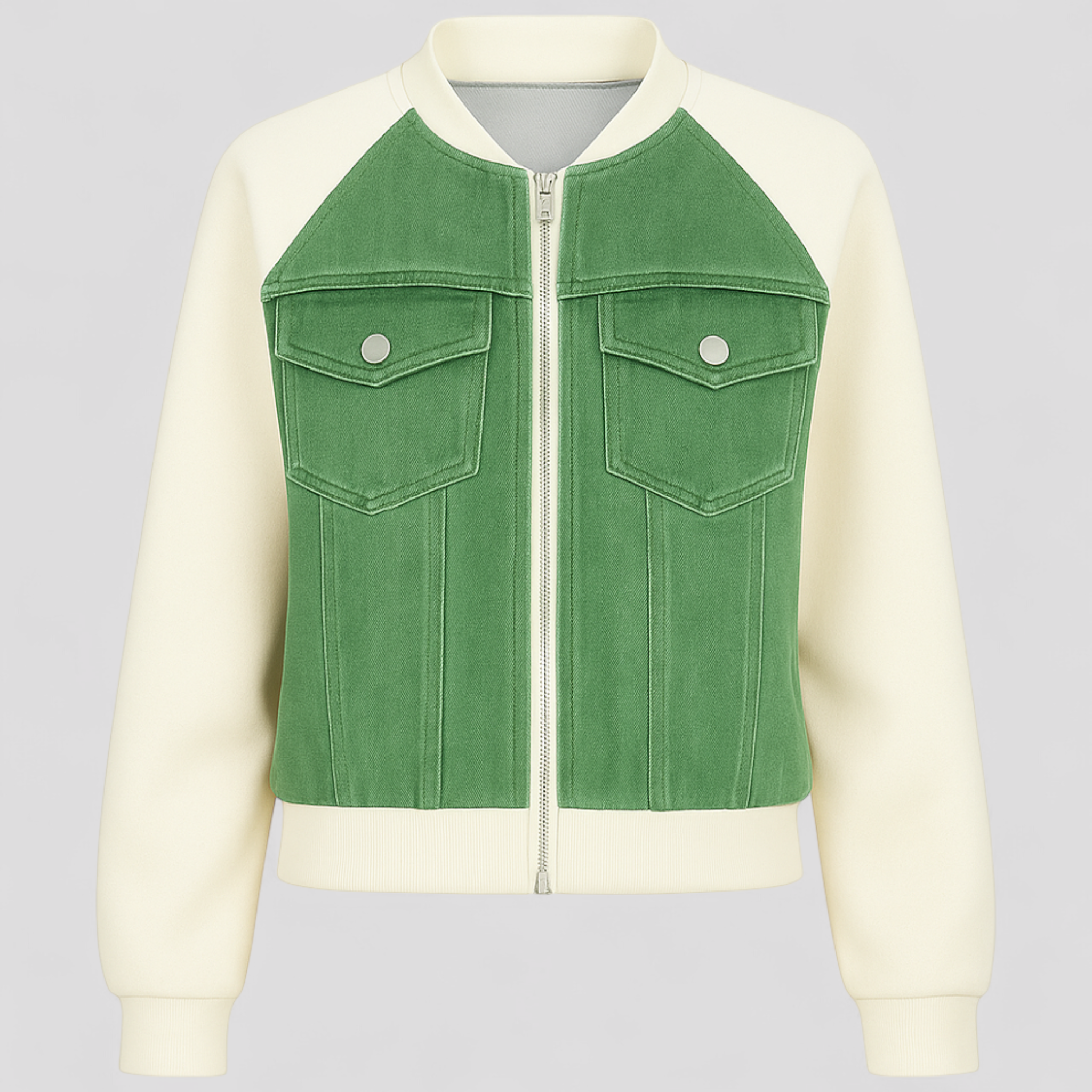 Damen Vielseitige Denimjacke in Verschiedenen Farben 4