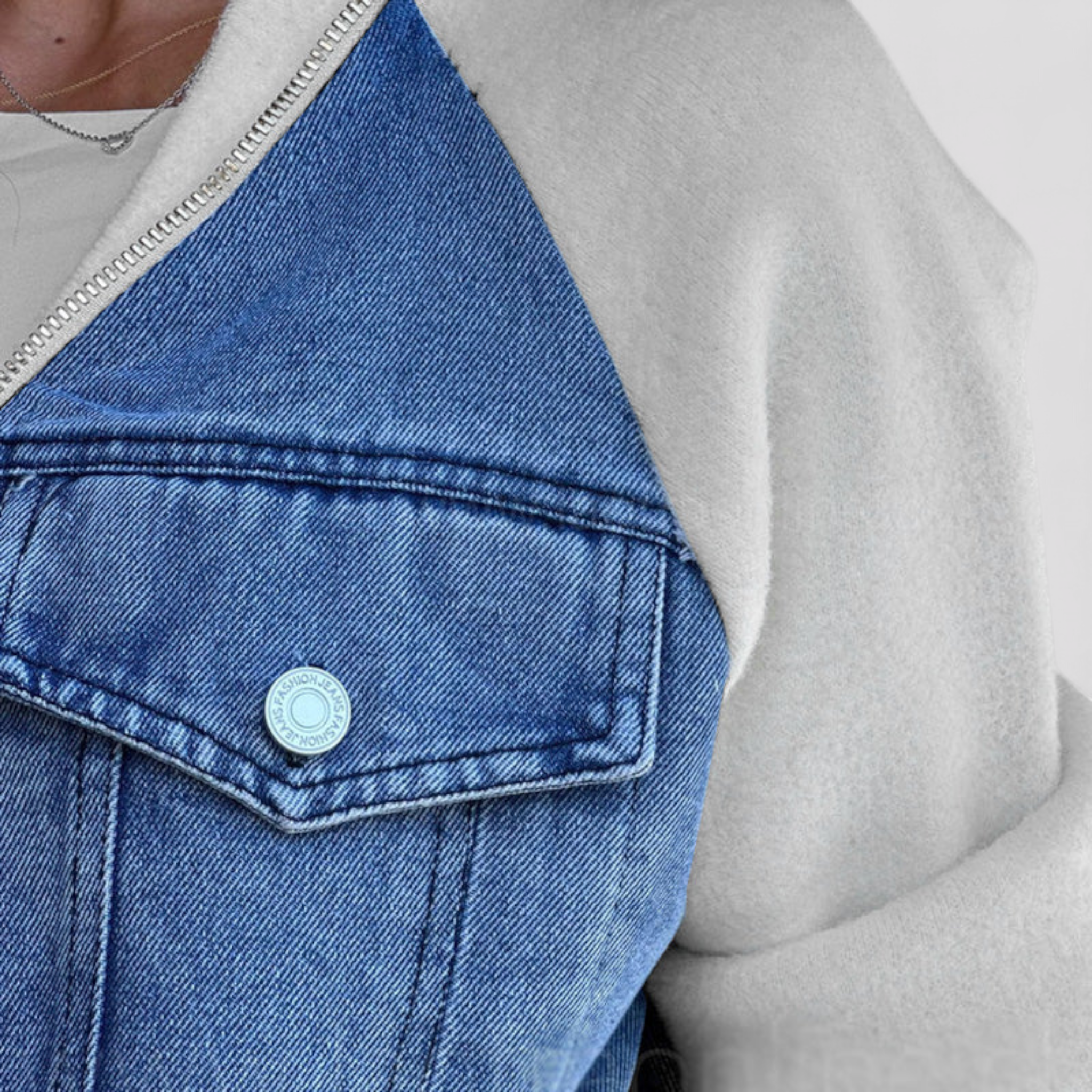 Damen Vielseitige Denimjacke in Verschiedenen Farben 6