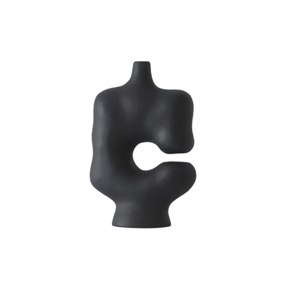 Gala Keramikvasen | Elegante Wohnaccessoires - Glühbirne Schwarz - Gala Keramikvasen | Elegante Wohnaccessoires - € - Concept Frankfurt